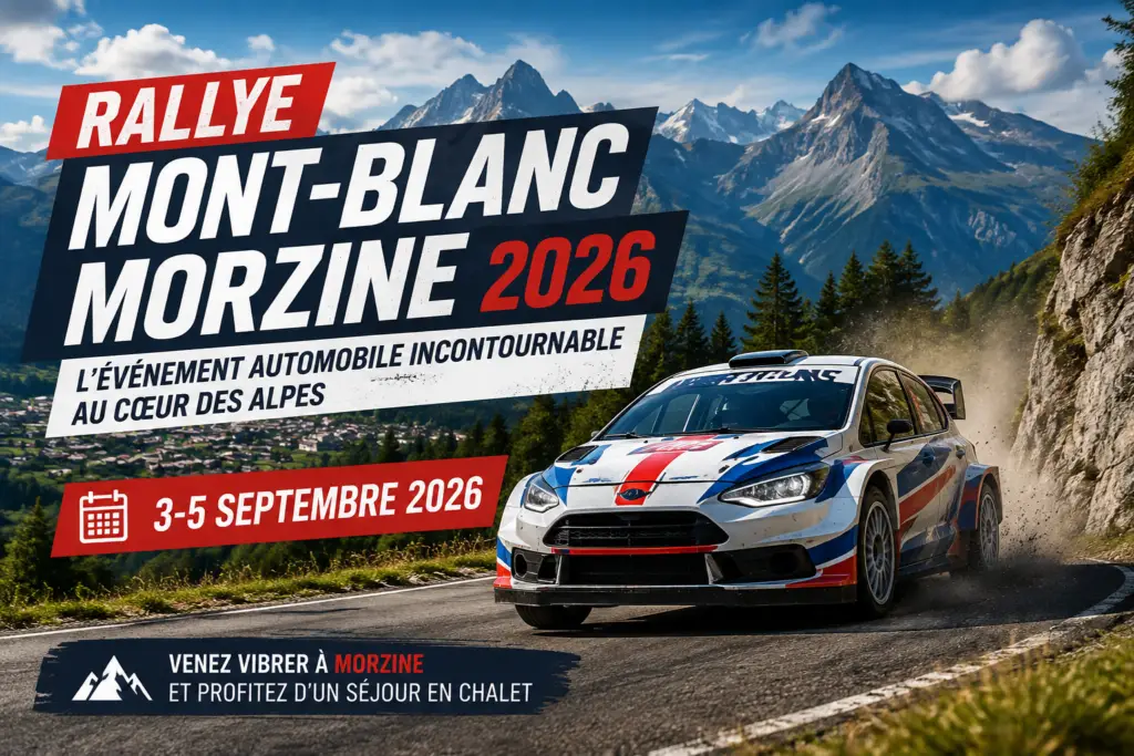 Rallye Mont-Blanc Morzine 2026 sur route de montagne